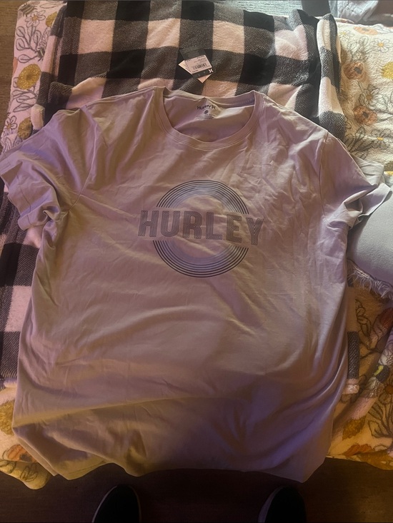 Hurley Other - Hurley Men's Light Gray Graphic Logo Short Sleeve Tee